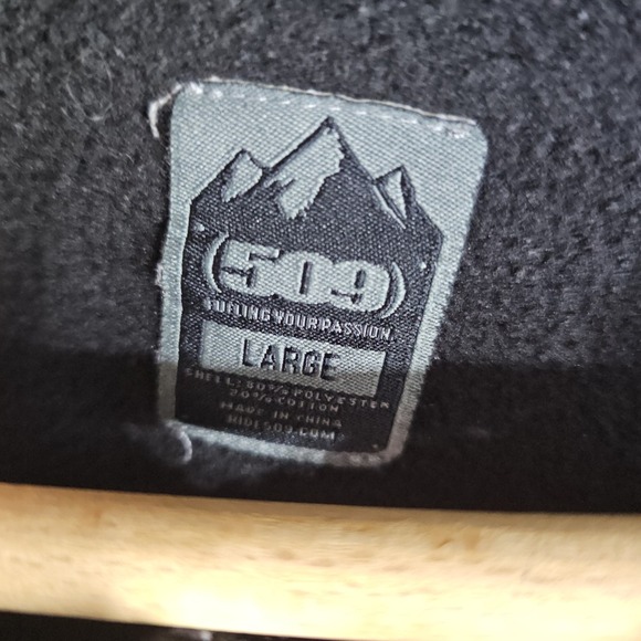 509 Tech Full Zip Jacket Men's Large Pockets Orange Black Thumbholes - Picture 5 of 16